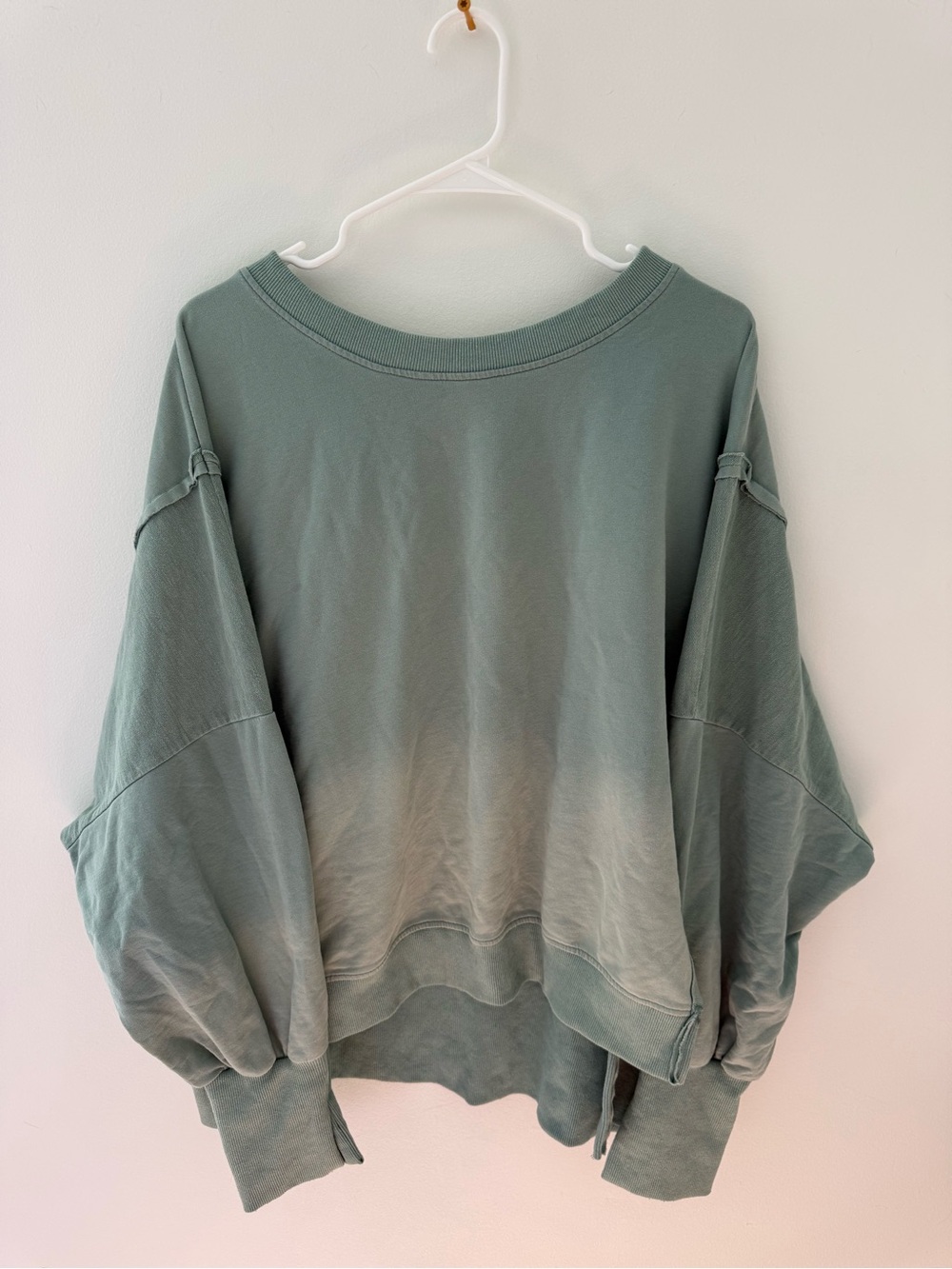 Fantastic Fwn Washed Sage Green Women's Oversized Pullover Sweatshirt